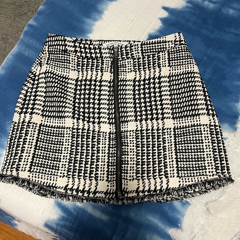 Cupcake and cashmere skirt - plaid size 6